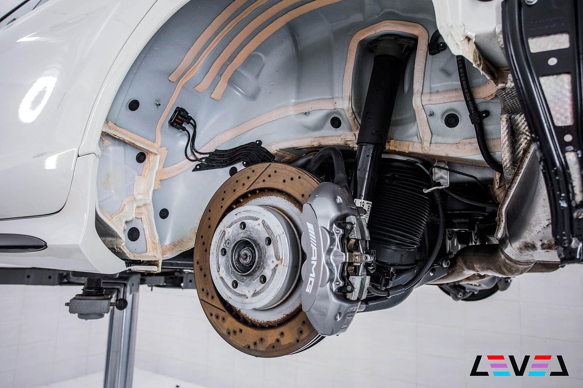 Техническая мойка кузова Mercedes Benz CLS 63 AMG