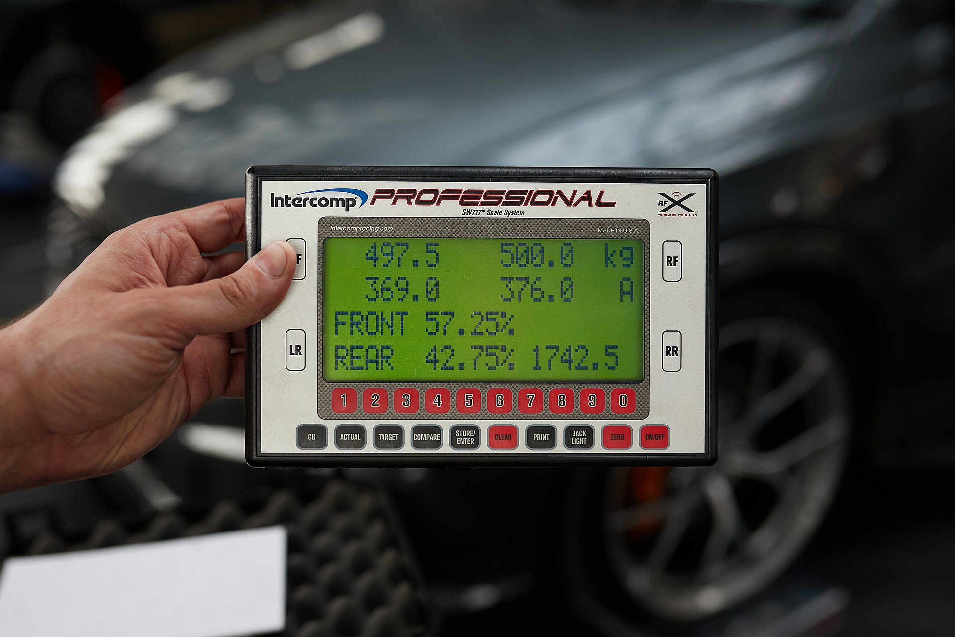 Взвешивание автомобиля