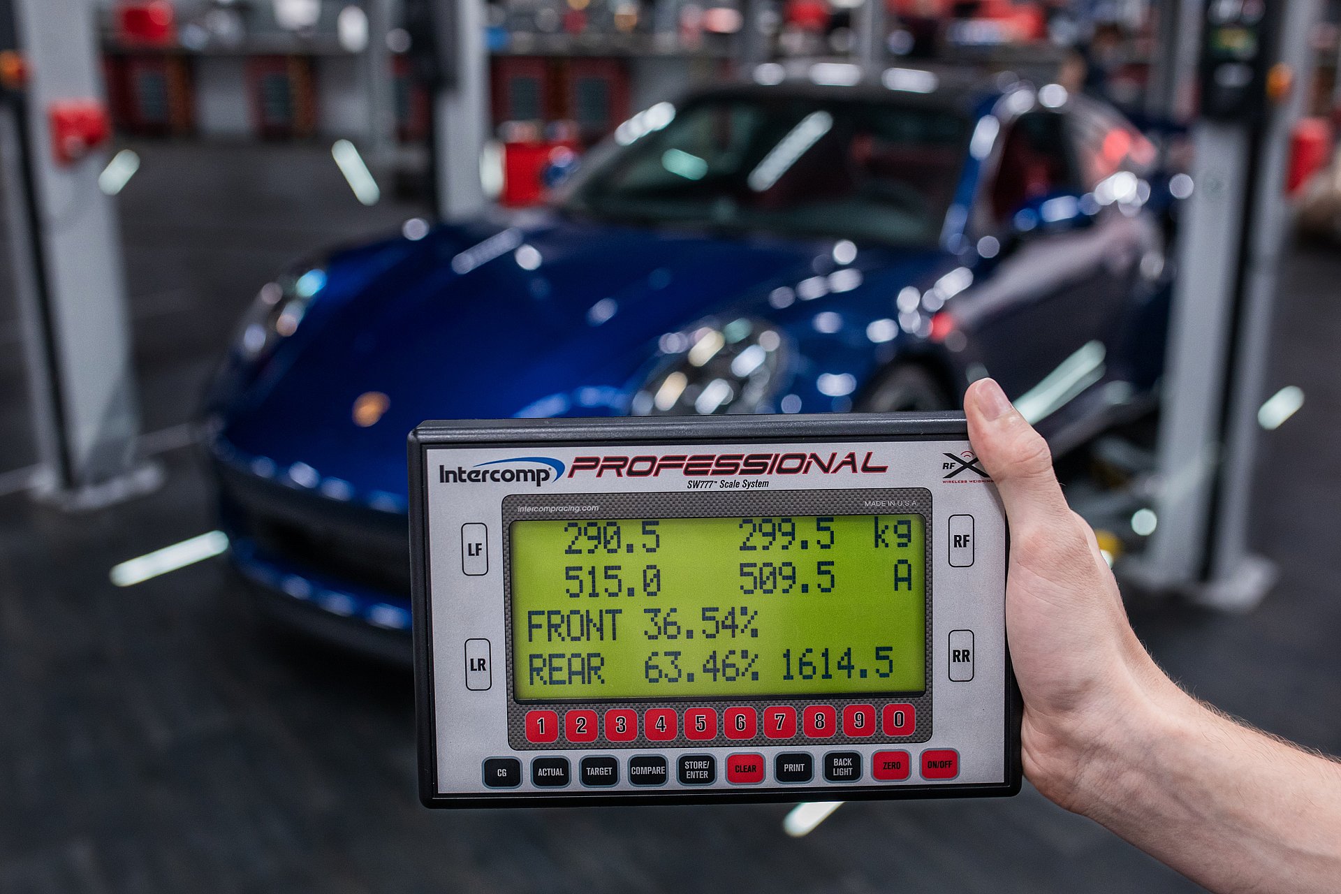 Взвешивание автомобиля