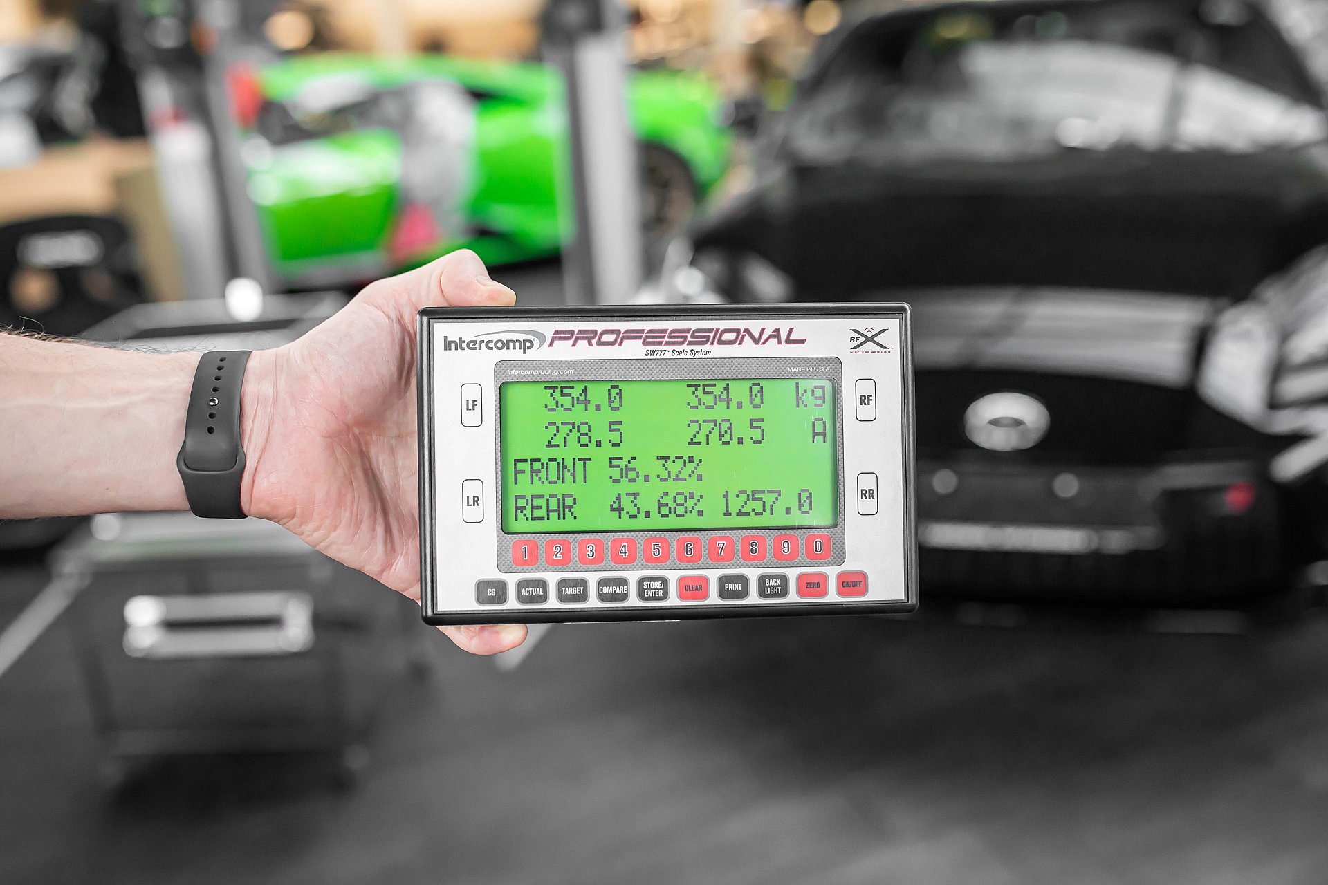 Взвешивание автомобиля