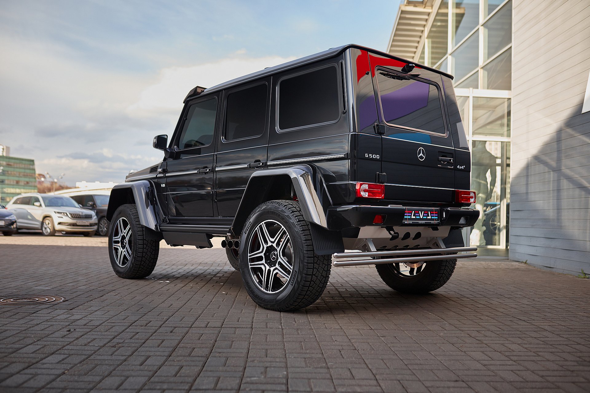 Уход за уникальной техникой. Восстановительная полировка Mercedes-Benz G500  4x4²​​