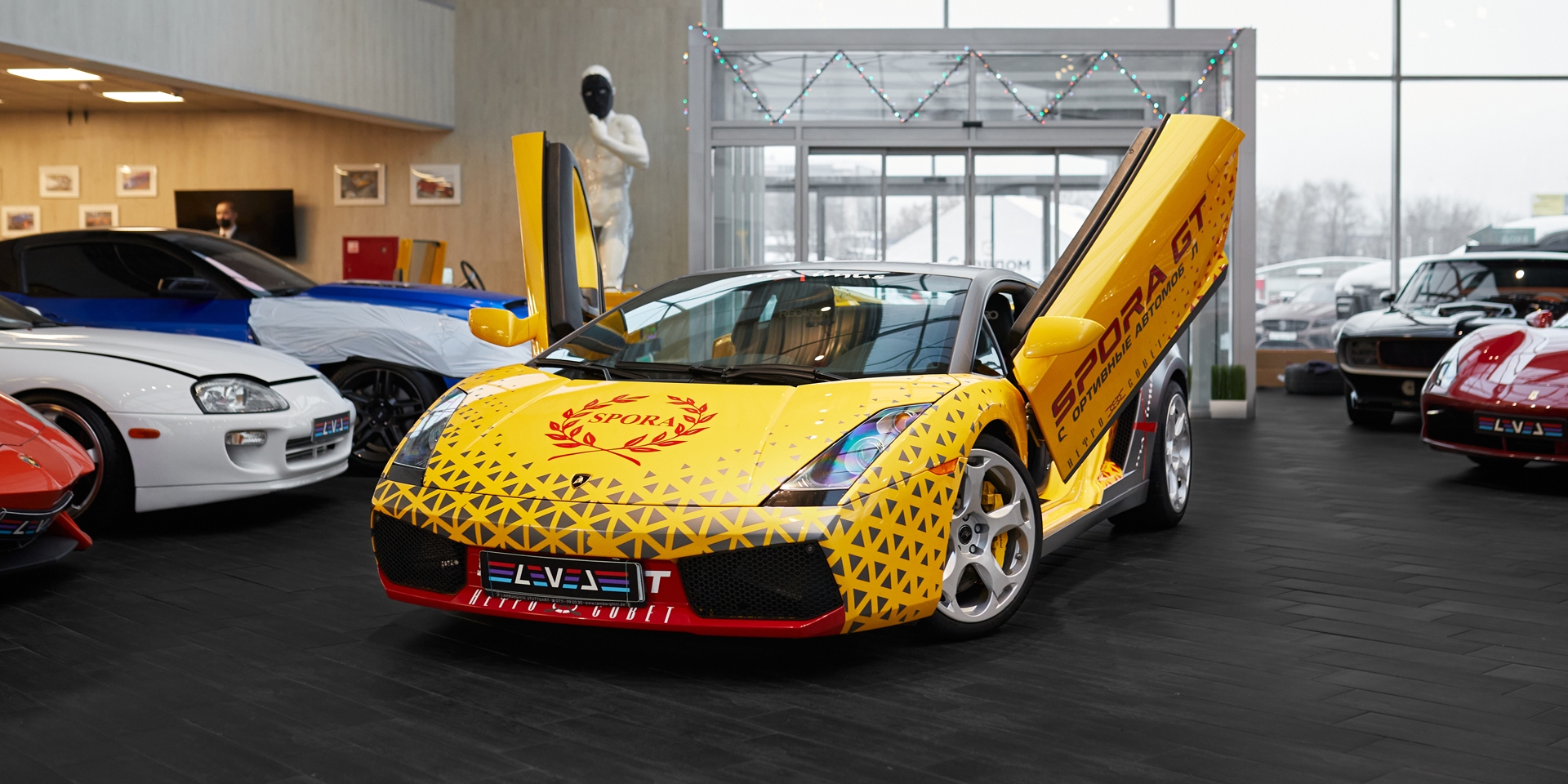 Гоночный сервис для трековой Lamborghini Gallardo и доработка оборудования безопасности