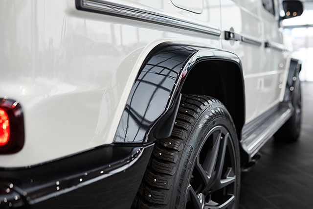 Детейлинг Mercedes G63 – Черно-белый и небольшая неприятность