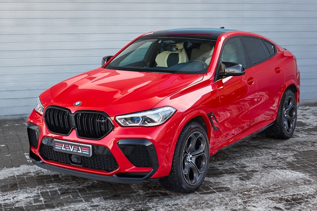 BMW X6 – чисто красный​