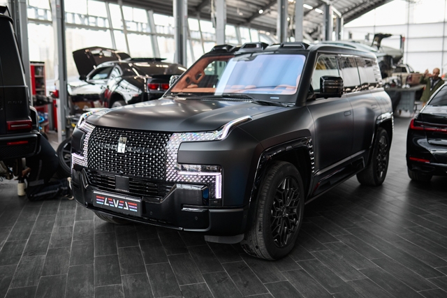 ​BYD Yangwang U8 — защита кузова матовым полиуретаном​​