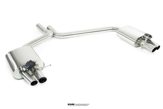 Kline Innovation Задняя часть выхлопа Audi RS7 под OEM управление заслонками Изображение №1