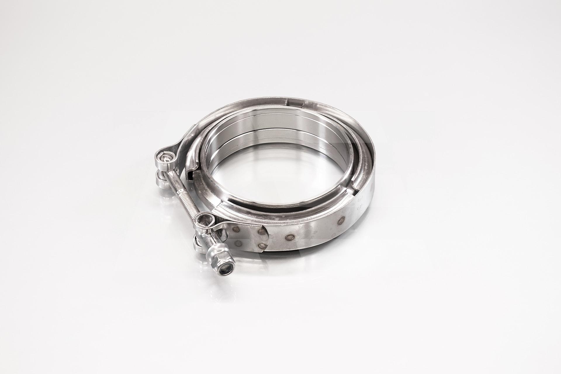 EPMAN Хомут V-Band с фланцами 3,5" (89мм) с проточкой папа-мама Изображение №1