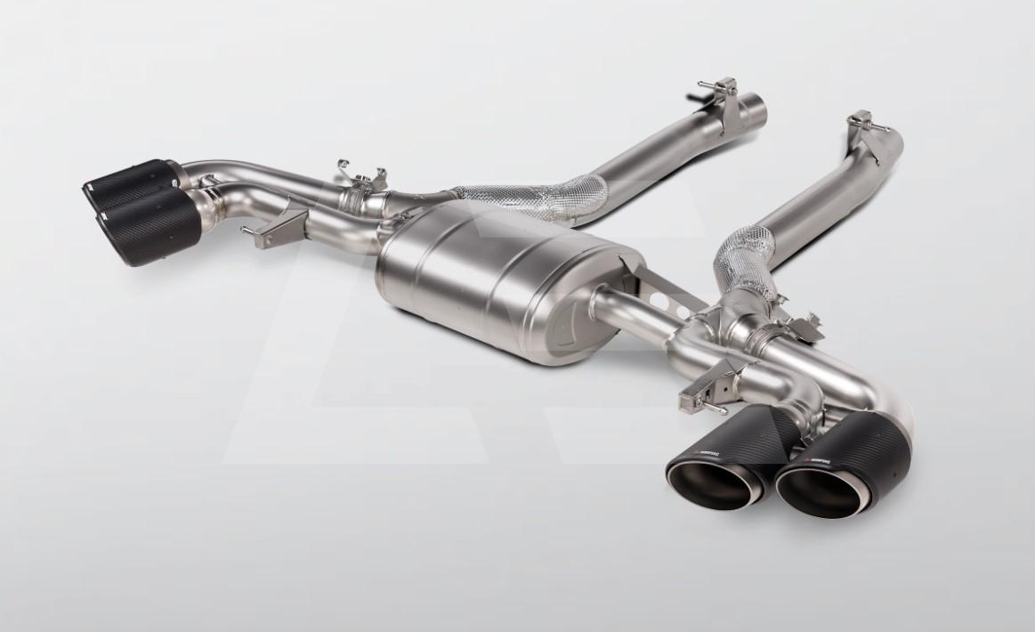 Akrapovic Выхлопная система BMW X5M (F95) / X6M (F96) LCI (задняя часть с насадками) Изображение №1