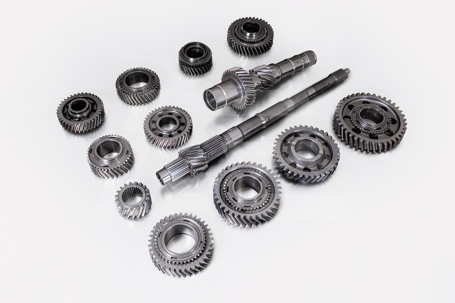 HCF Parts Шестерни усиленные 1-7 передач+валы R8/Huracan DL800 (полный комплект) Изображение №1