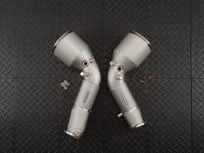 REDSTAR EXHAUST Приемные трубы (Downpipes) Audi RS6, RS7 (С8) EA825 GESI 153мм с термозащитой Фото