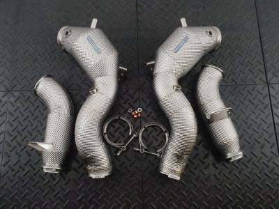 REDSTAR EXHAUST Приемные трубы (Downpipes) Mercedes-AMG S63 (W223) спорткаты HJS с термозащитой Фото