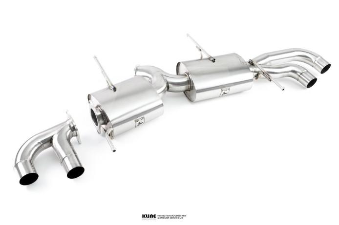 Kline Innovation Задняя часть выхлопа Nissan GT-R R35 VR38DETT с 2017 под OEM заслонку Изображение №1