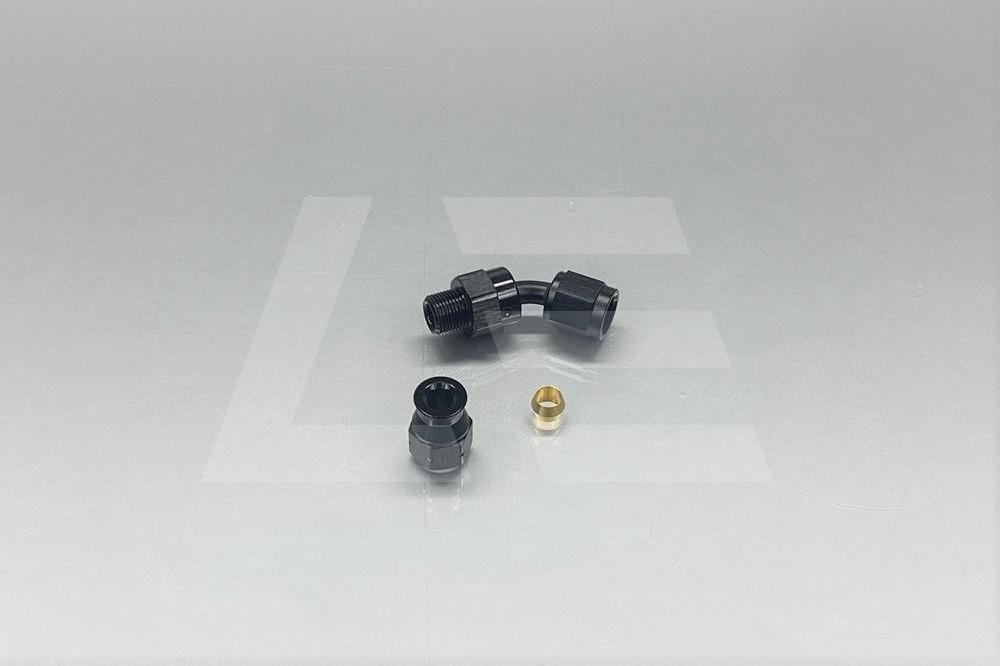 LEVEL Performance GB Фитинг AN4 45°, под алюминиевую трубку 1/4" (AN4) Изображение №1