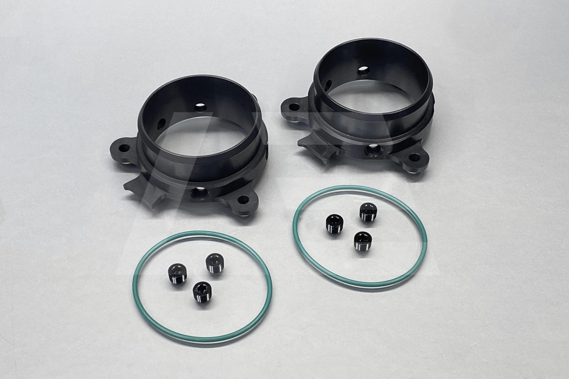 LEVEL Engineering Адаптеры дроссельной заслонки BMW M5 F90 S63 под форсунки водо-метанола, комплект Изображение №1