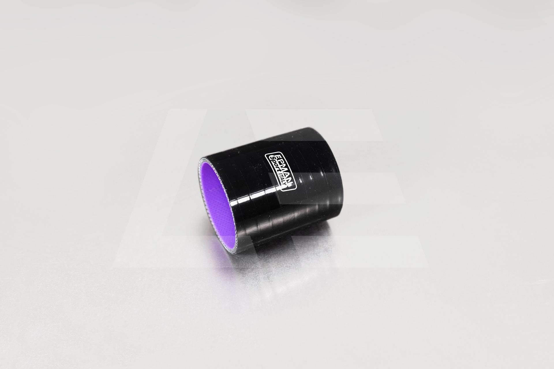 EPMAN Патрубок силиконовый 57мм, прямой, черный Изображение №1