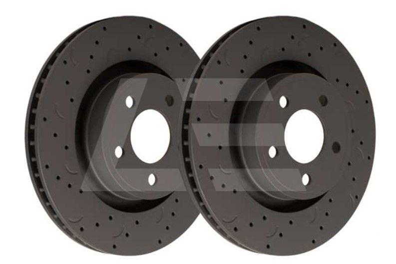HAWK Performance Диски тормозные задние Ford F150 (с перфорацией), комплект Изображение №1