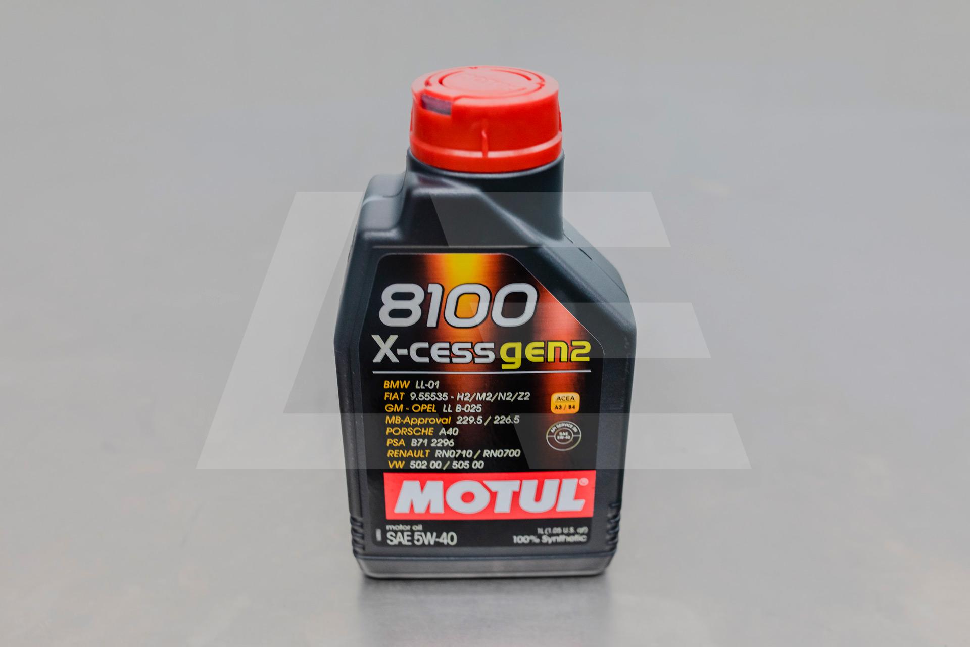 MOTUL Масло моторное X-cess GEN2 8100 5W-40 1л Изображение №1