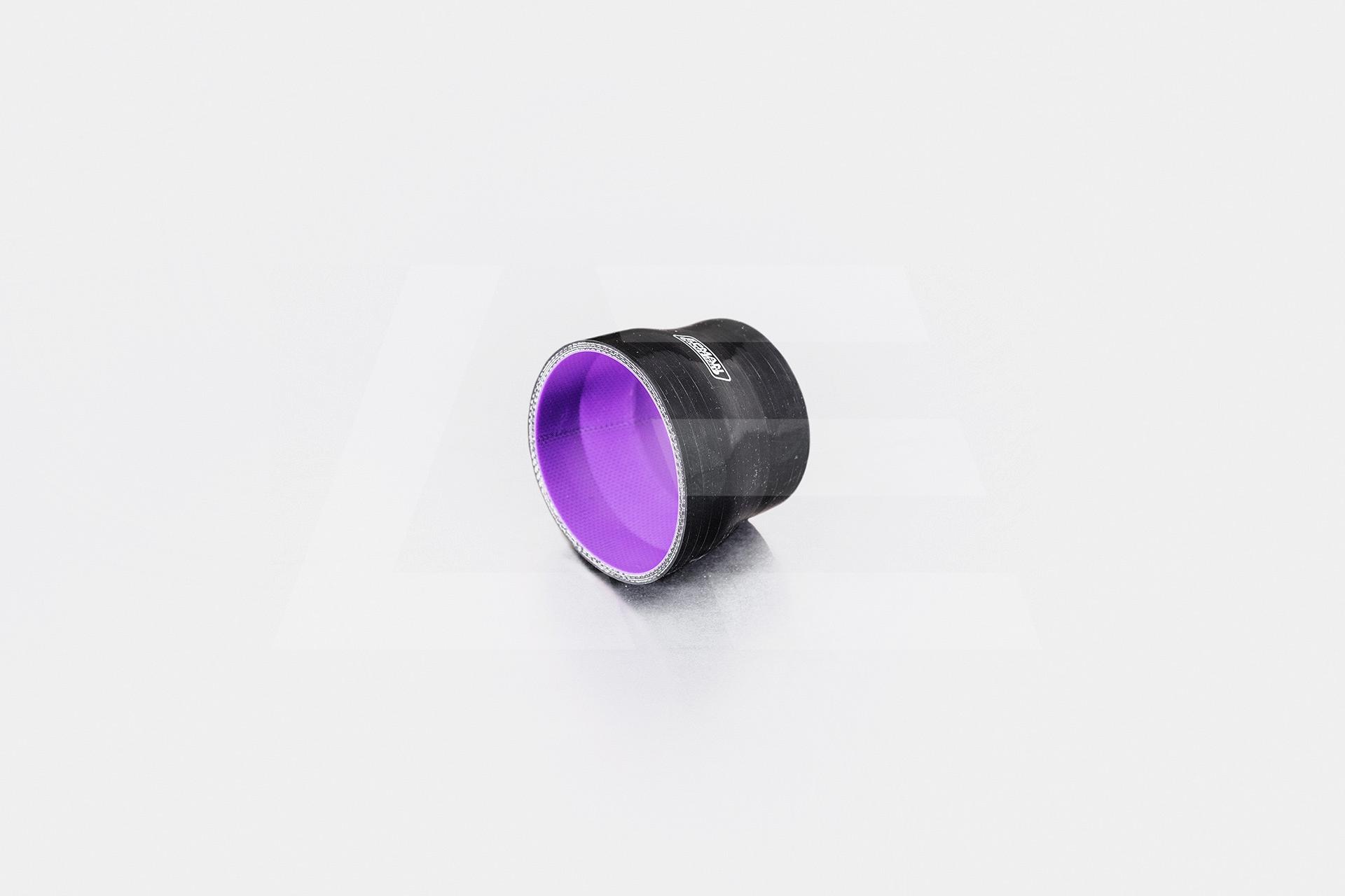 EPMAN Патрубок силиконовый 76-89мм, прямой, черный Изображение №1