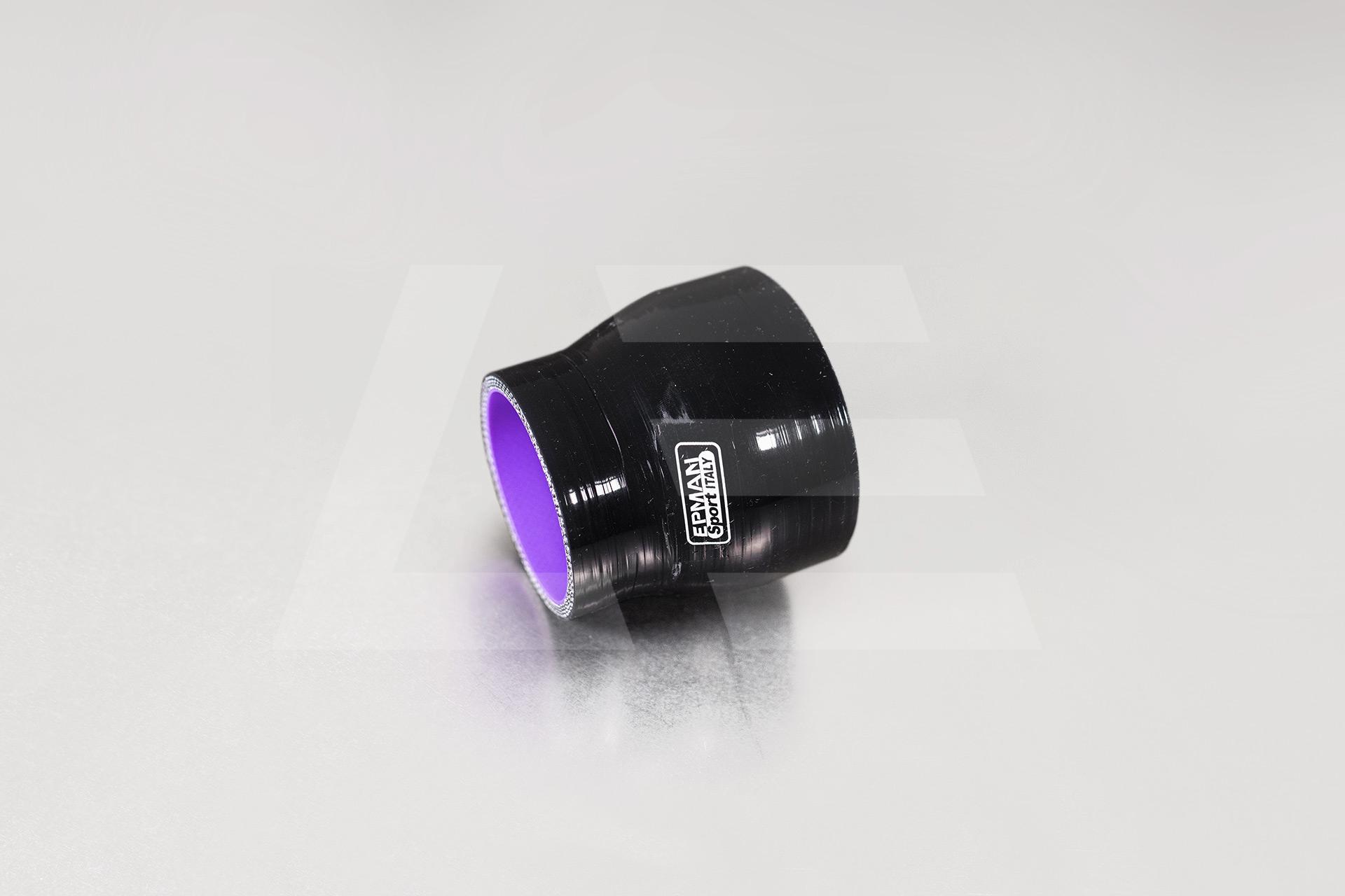 EPMAN Патрубок силиконовый 57-76мм, прямой, черный Изображение №1