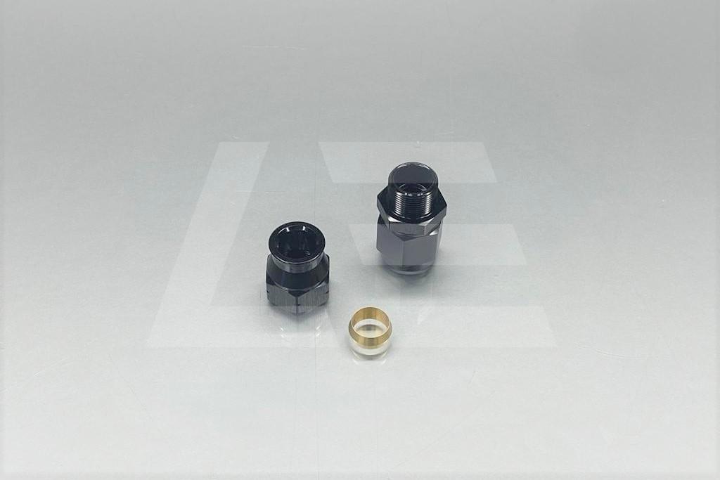 LEVEL Performance GB Фитинг AN6 90°, под алюминиевую трубку 3/8" (AN6) Изображение №1