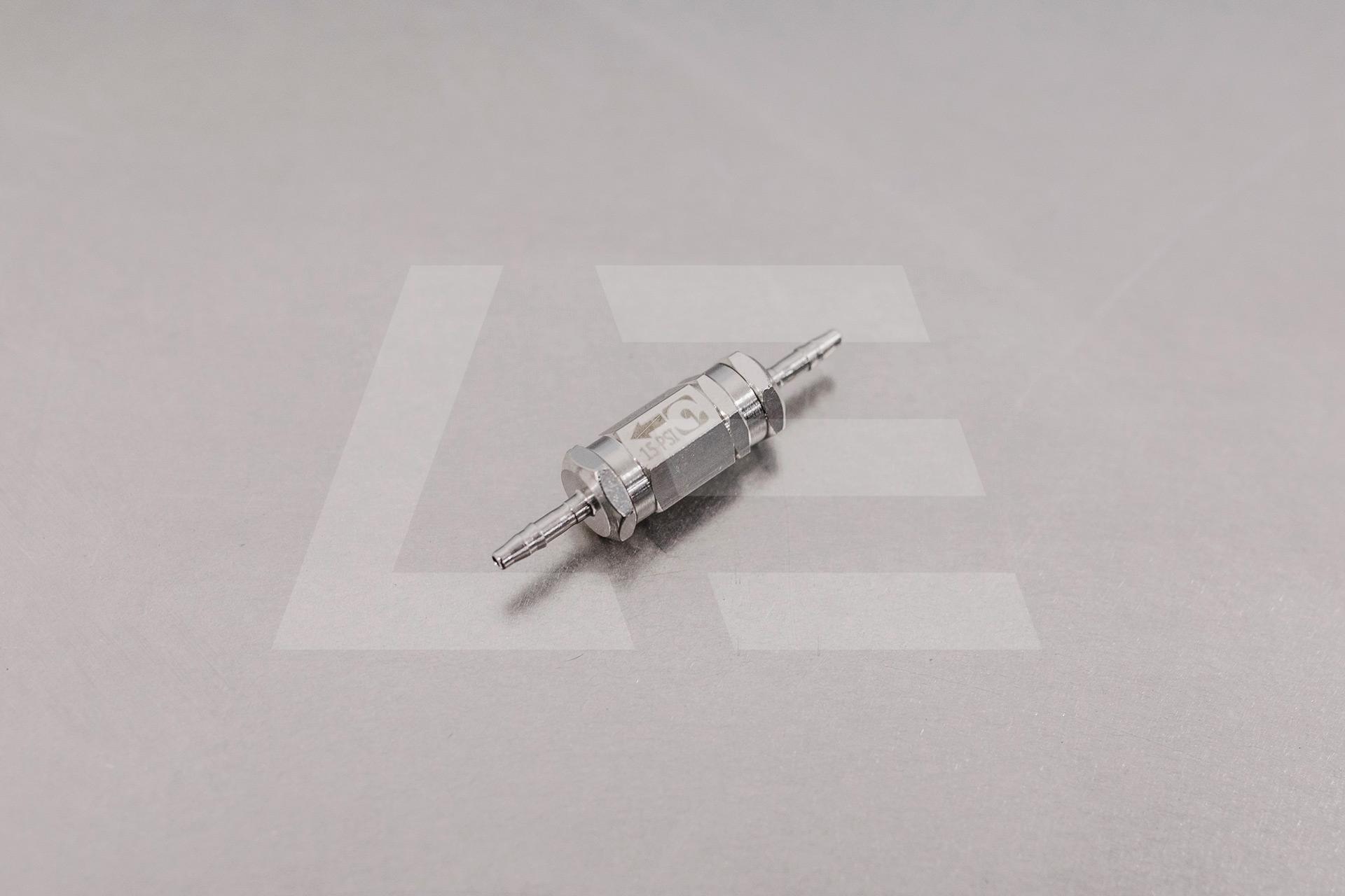 Aquamist Клапан обратный, открытие 15 psi (1bar) 4мм Изображение №1