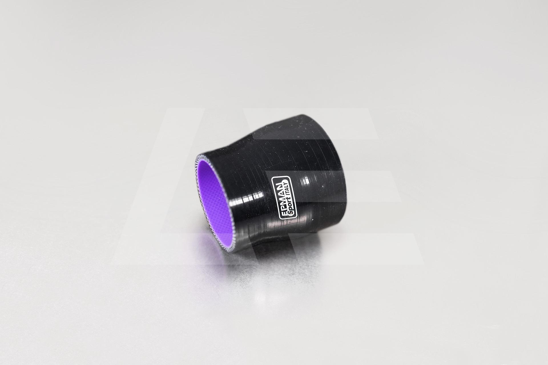 EPMAN Патрубок силиконовый 57-70мм, прямой, черный Изображение №1