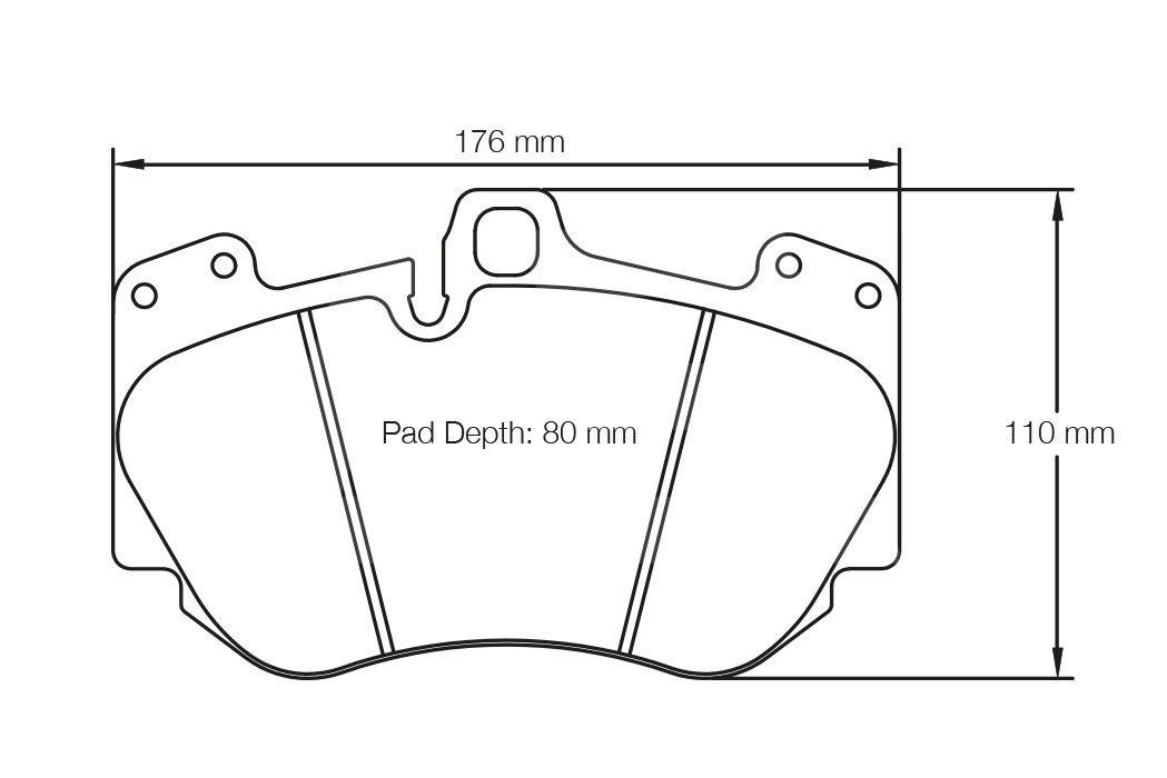 PAGID Колодки тормозные Audi / Lamborghini передние, состав RSС2 Изображение №1