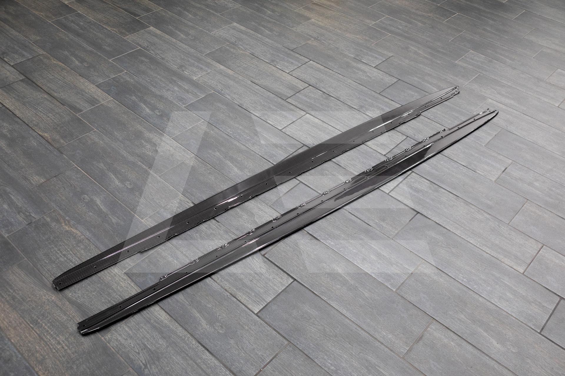 Накладки порогов карбон BMW G30 M-Performance Изображение №1