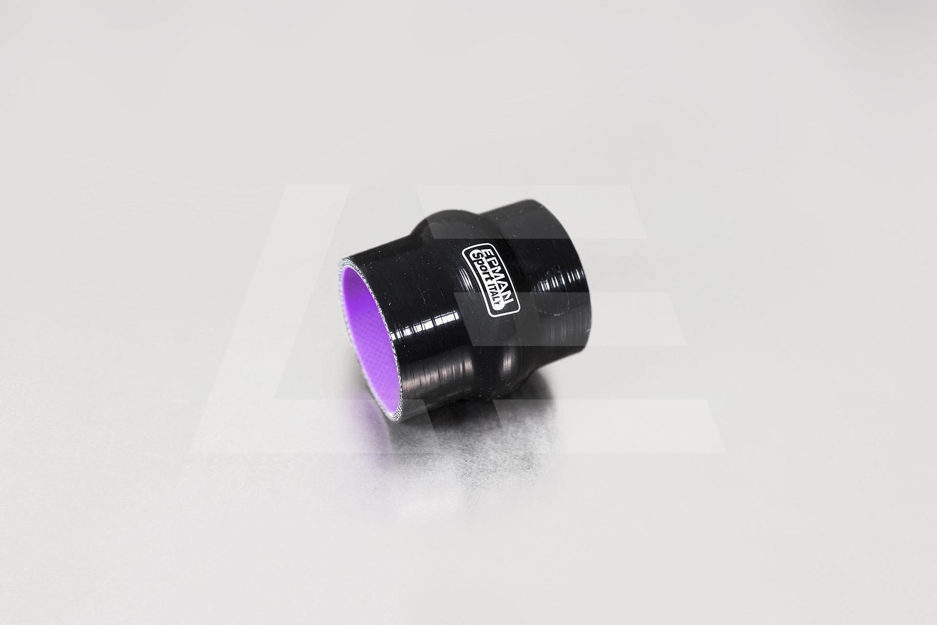 EPMAN Патрубок силиконовый 57мм, демпферный, черный Изображение №1