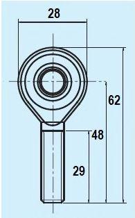 Rodobal Соединение шаровое М10*1,5,резьба правая Изображение №2