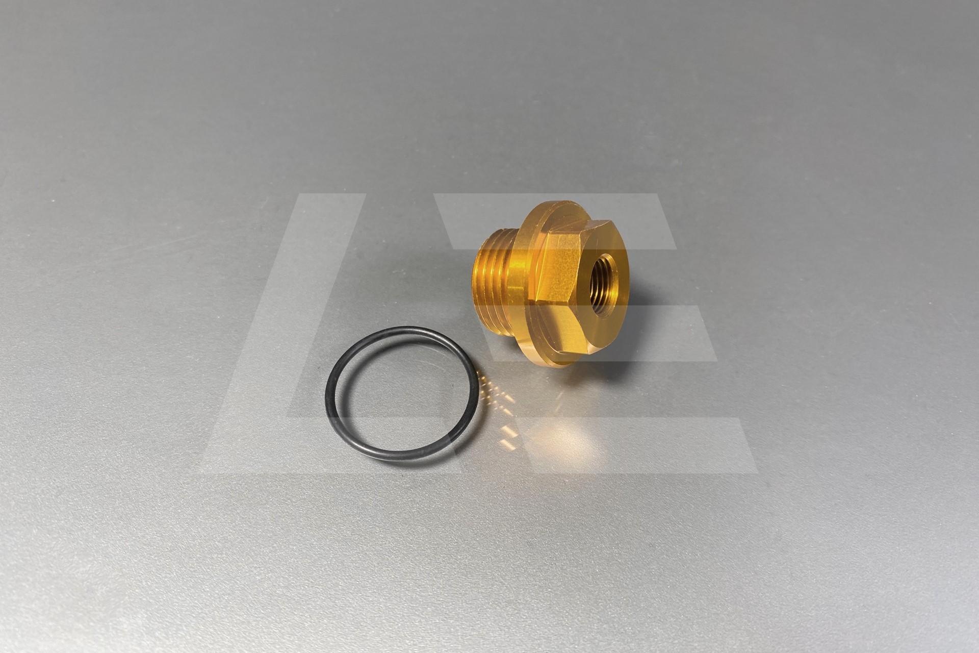 GReddy Фитинг М18*1,5мм-1/8 NPT прямой (папа-мама) под сенсор Изображение №1