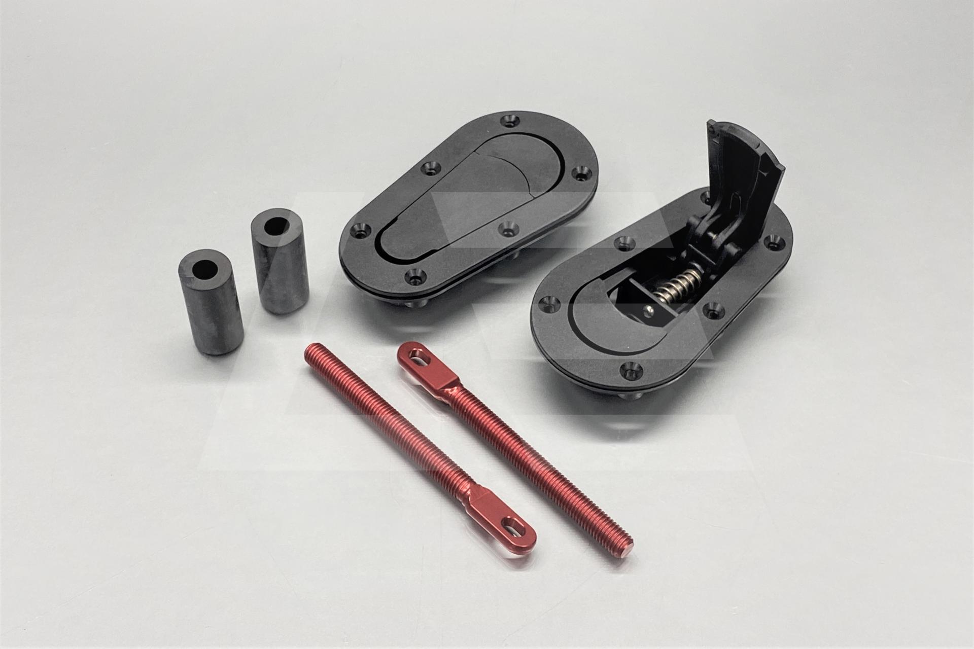 Aerocatch Замки капота, скрытые, черные Изображение №1