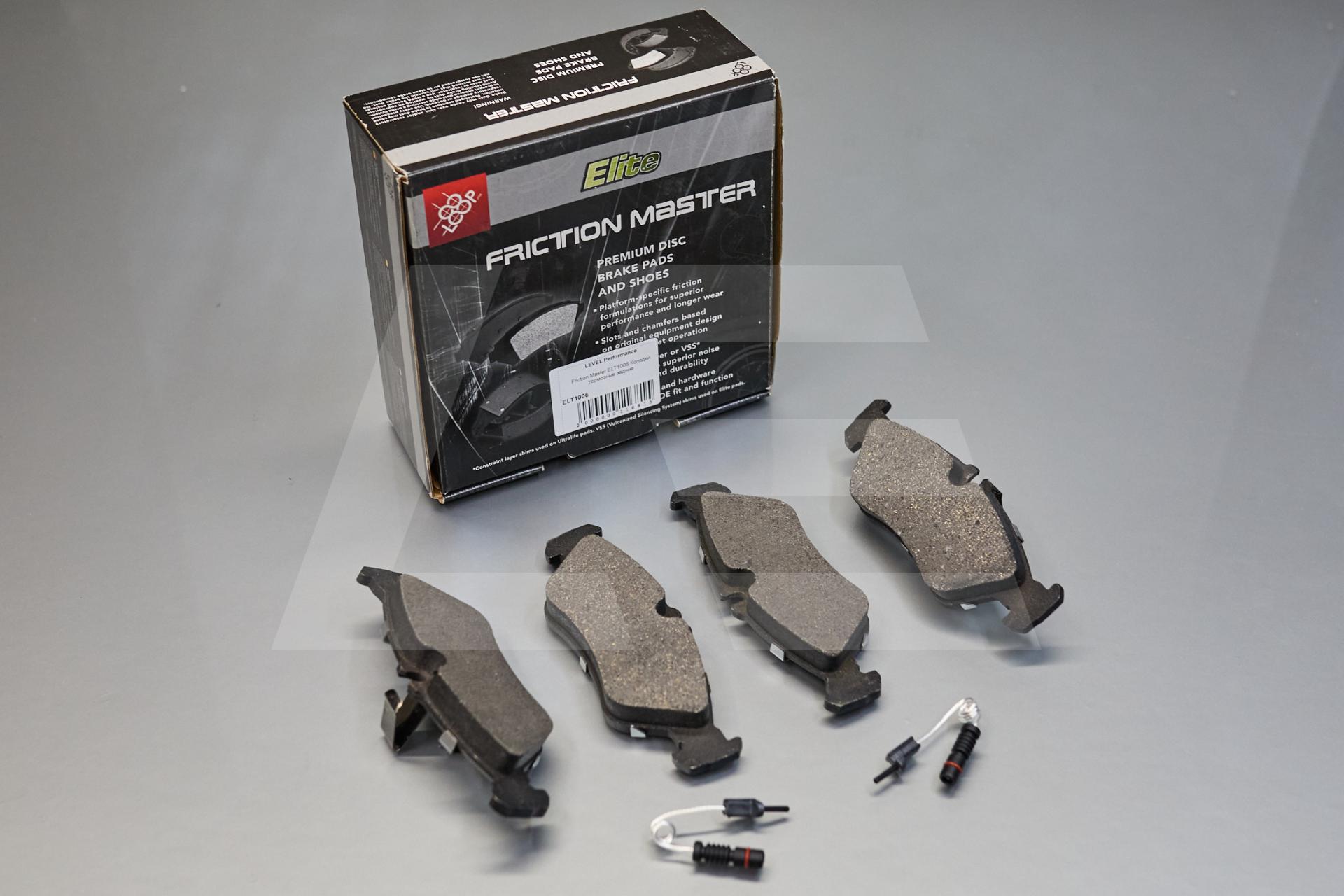 Friction Master ELT1006 Колодки тормозные задние Изображение №1