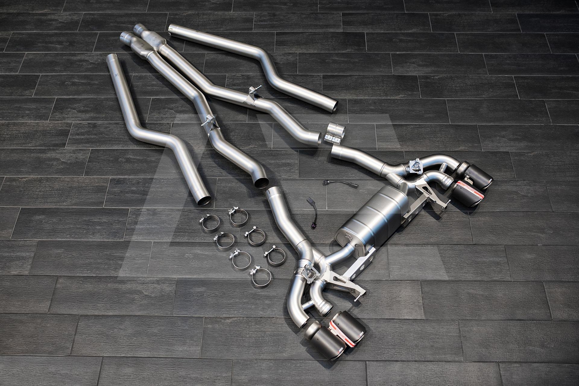 Akrapovic Выхлопная система Evolution Line BMW M8 (F91) / M8 (F92) (с насадками) Изображение №1