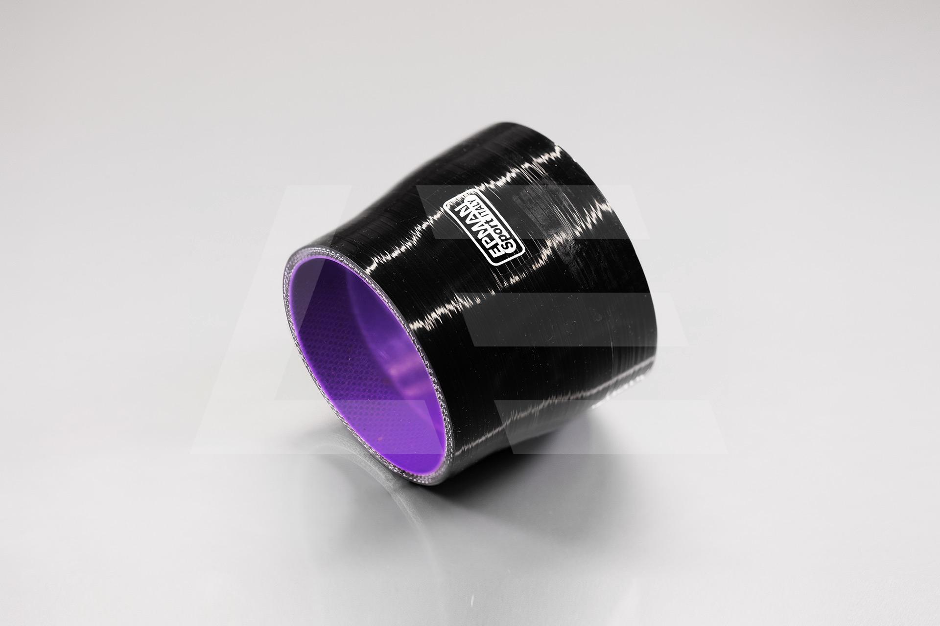 EPMAN Патрубок силиконовый 80-89мм, прямой,черный Изображение №1