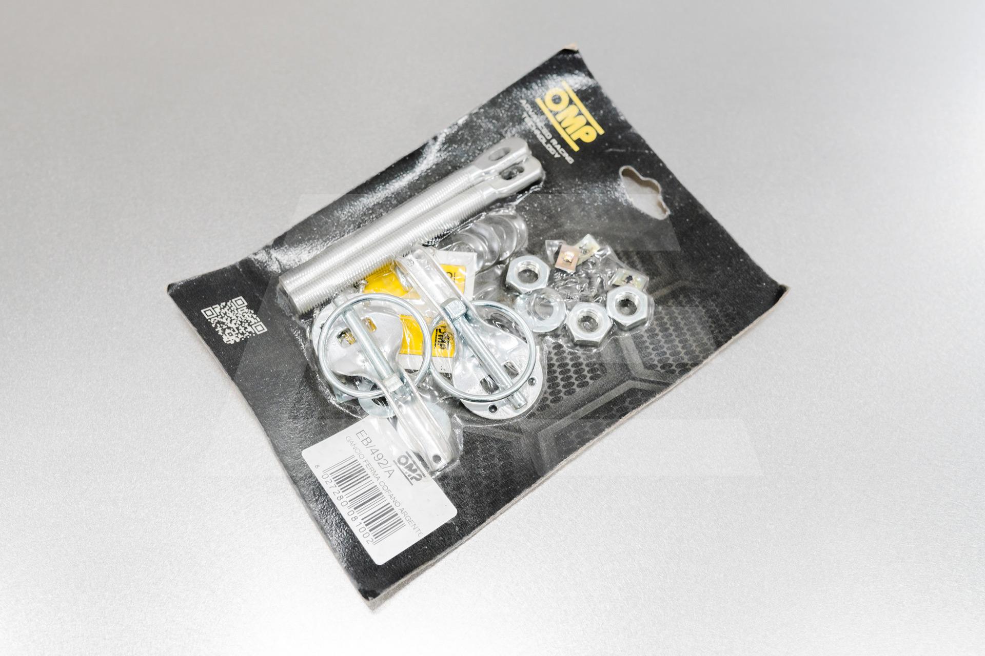 OMP Замок капота, алюминий, серый Изображение №1