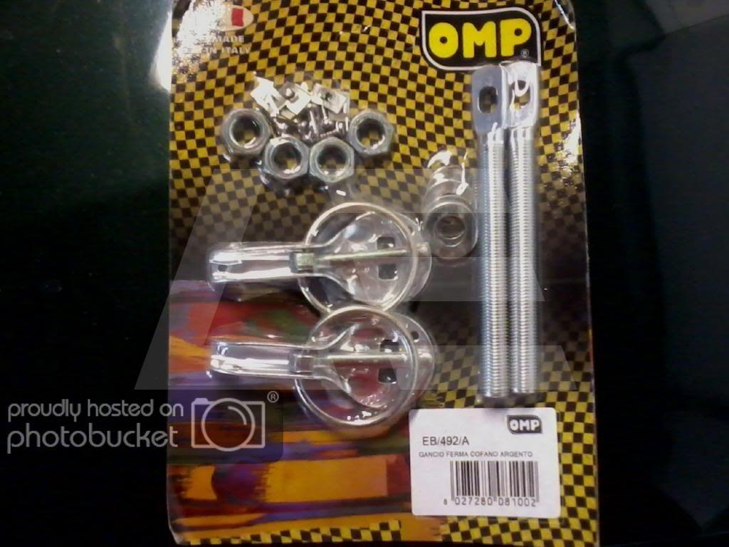 OMP Замок капота, алюминий, серый Изображение №2