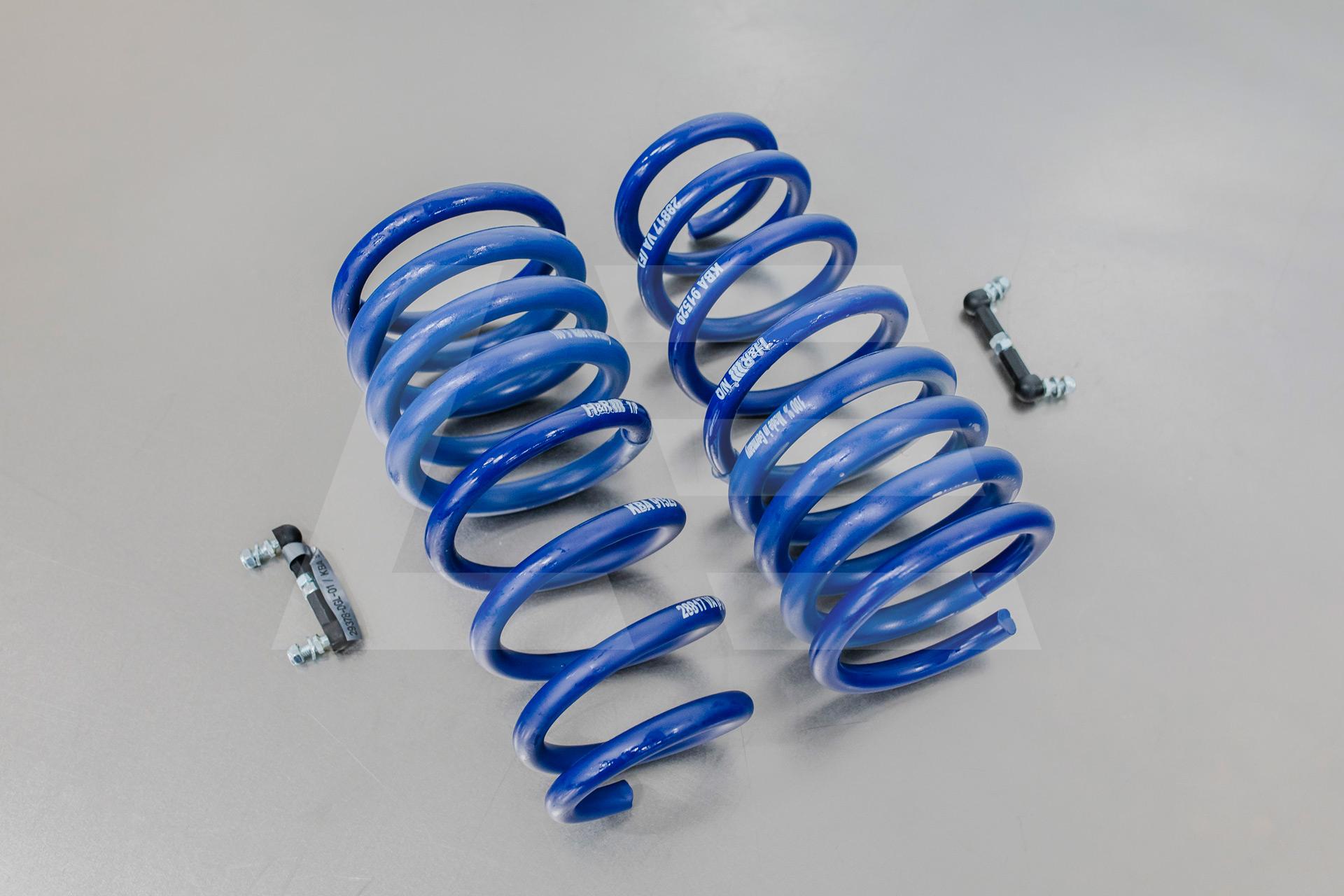 H&R Пружины с занижением (комплект) BMW X5 (F15) / X6 (F16), под пневмоподвеcку Изображение №1