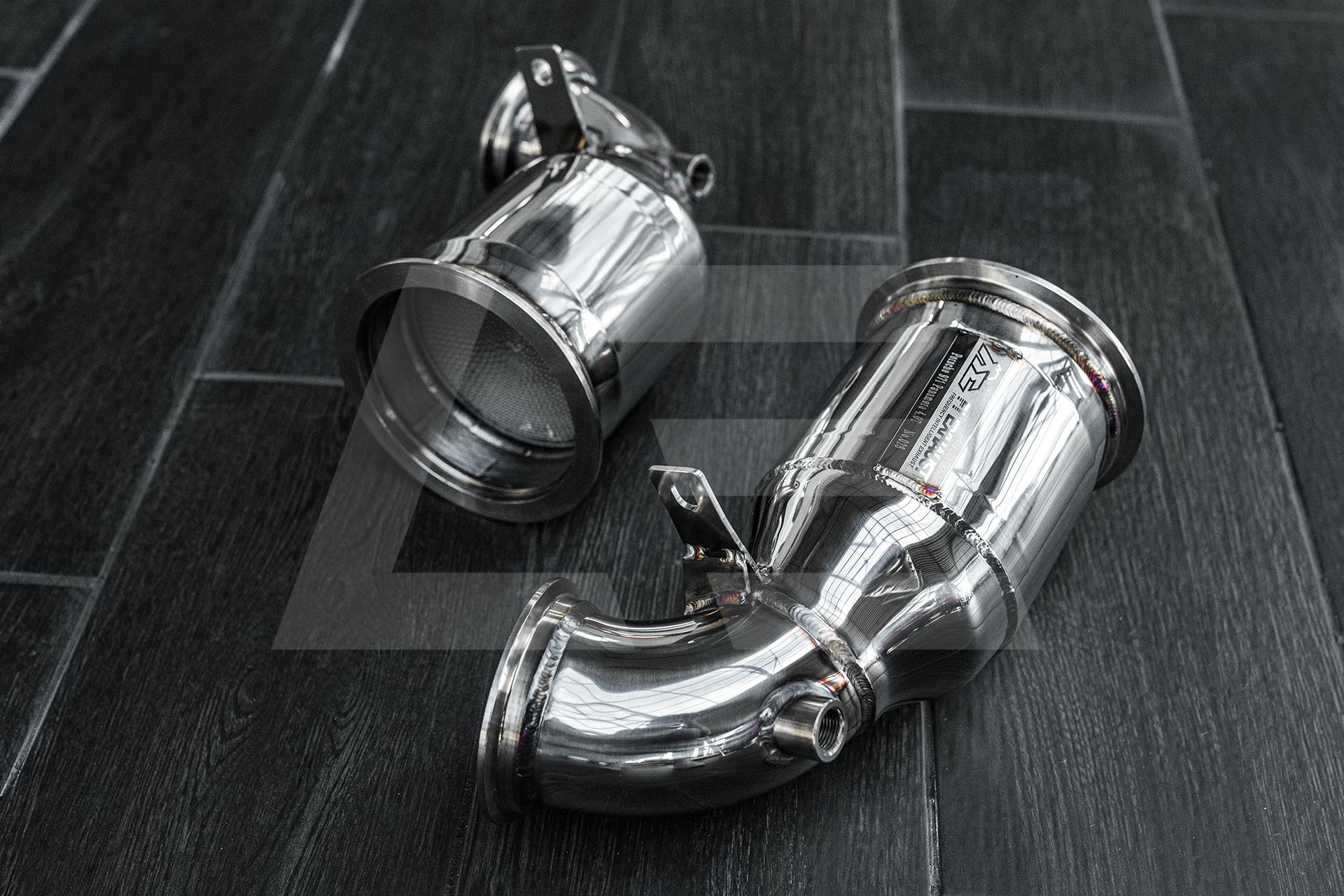 FI Exhaust Приемные трубы (Downpipes) Porsche Panamera Turbo / GTS (971), 200cell Изображение №1