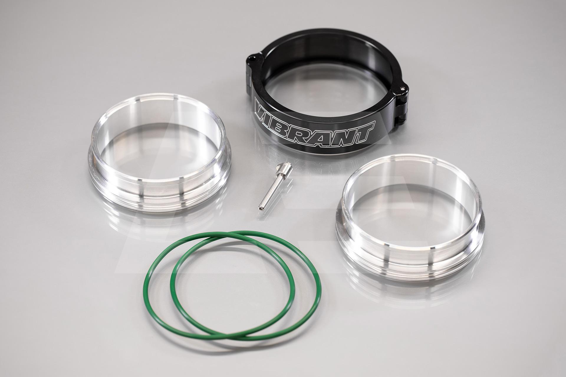 Vibrant Performance Хомут быстросъемный 89мм,  3,5", с фланцами Изображение №1