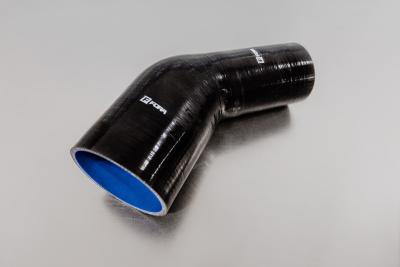 Fora Патрубок силиконовый 76-102 мм, 45°, черный Фото