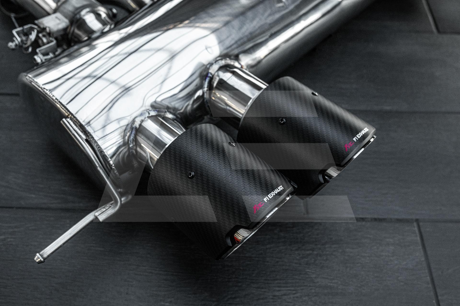 FI Exhaust Насадки выхлопной системы BMW M3 (G80) / M4 (G82), X5M (F95) / X6M (F96), карбоновые Изображение №2