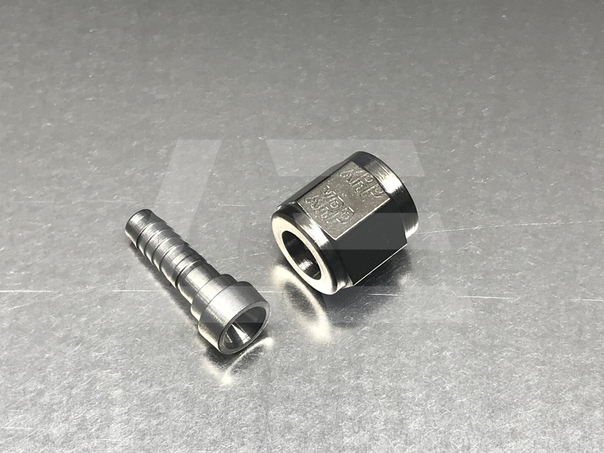 XRP Фитинг AN4 прямой, под тефлоновый шланг PTFE, SS Изображение №1