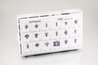 EPMAN Пистоны пластиковые крепежные, набор 299 штук Фото