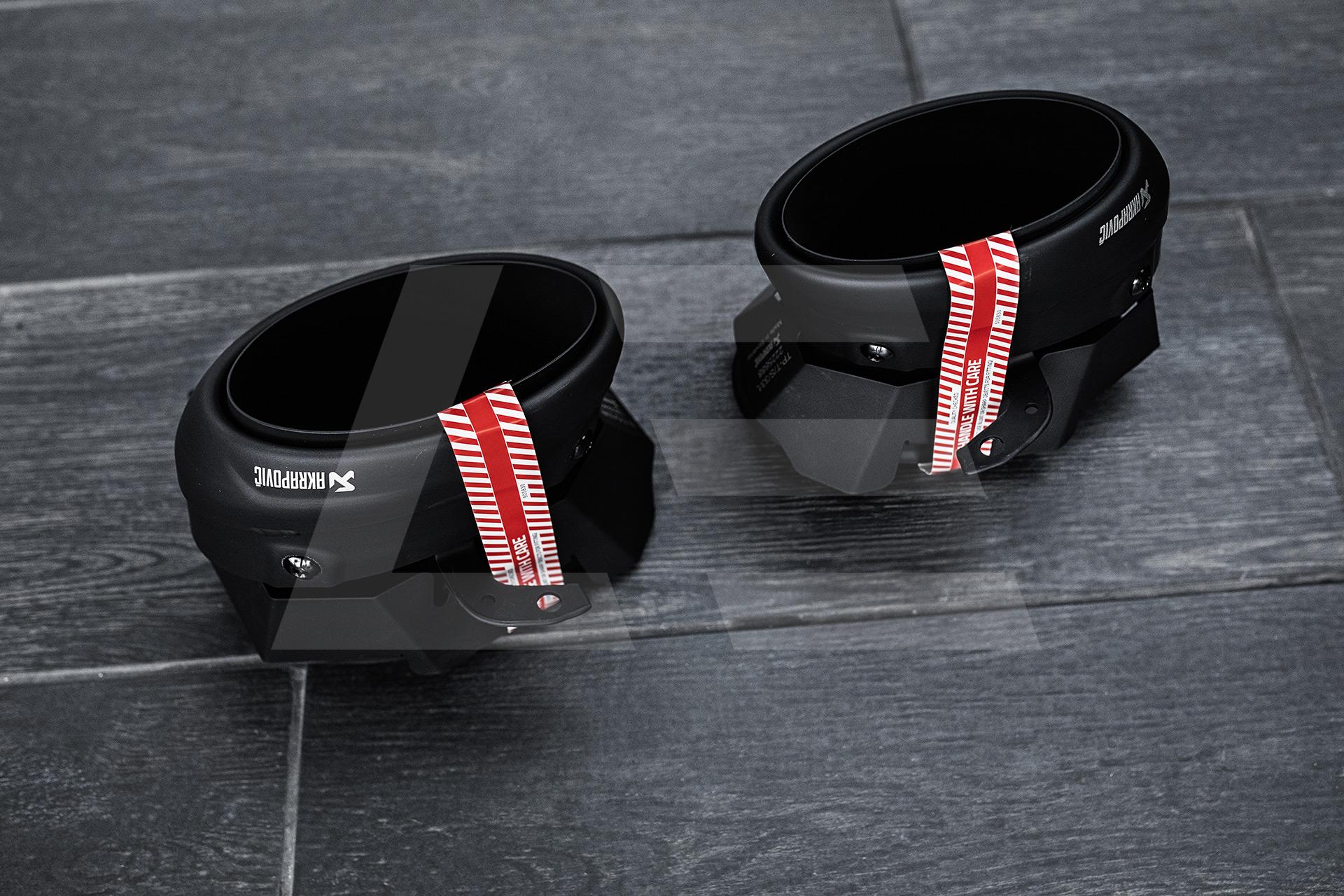 Akrapovic Насадки выхлопной системы (Titanium Black) Porsche (992) 911 Turbo / Turbo S Изображение №1