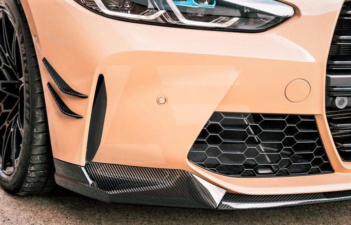 R44 Сплиттер переднего бампера BMW G82 M4 карбон Изображение №4