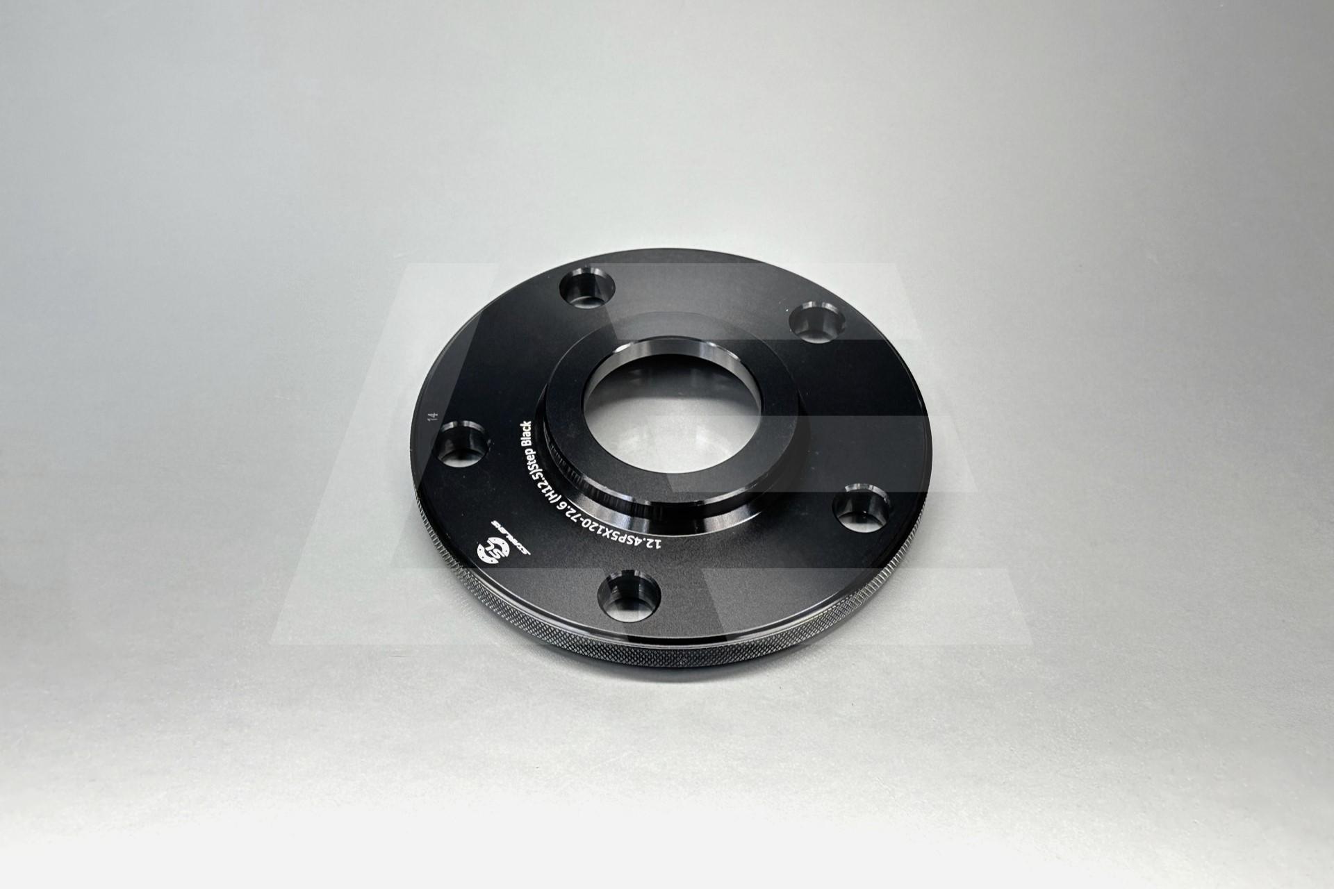 Starleks Проставка колесная 12.4мм 5x120 - 72.6 (H12.5) Step Black Изображение №1