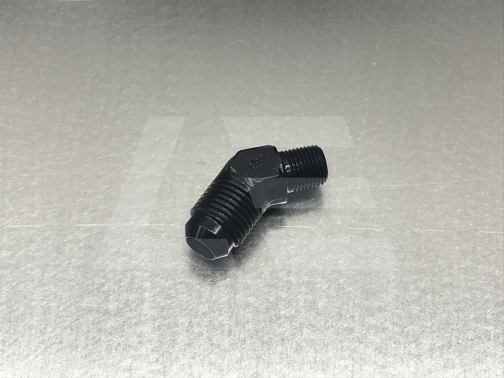 XRP Фитинг AN6-1/8" NPT 45° (папа-папа) Изображение №1