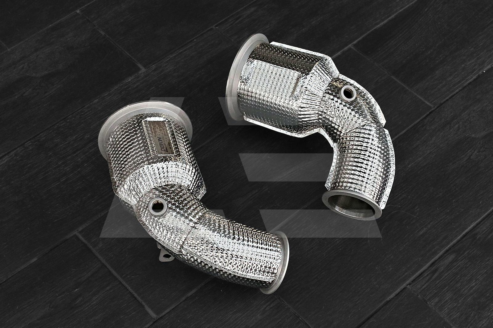 DEIKIN Exhaust Приемные трубы (Downpipes) Porsche Panamera II 2.9T 971, с термозащитой Изображение №2