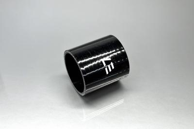 LEVEL Parts Патрубок силиконовый 63мм прямой L=76мм, черный c логотипом Фото